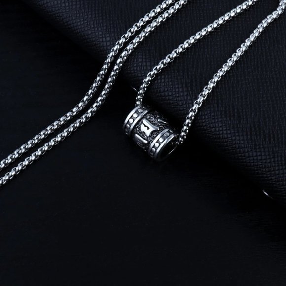 ❤️Six-character mantra rotatable beads necklace, N90201P111 - Picture 3 of 8